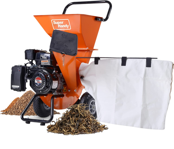 Super Handy GUO019 Wood Chipper Shredder Mulcher Ultra Heavy Duty 7HP 3 in 1 Multi-Function 3  Max Capacity New For Cheap