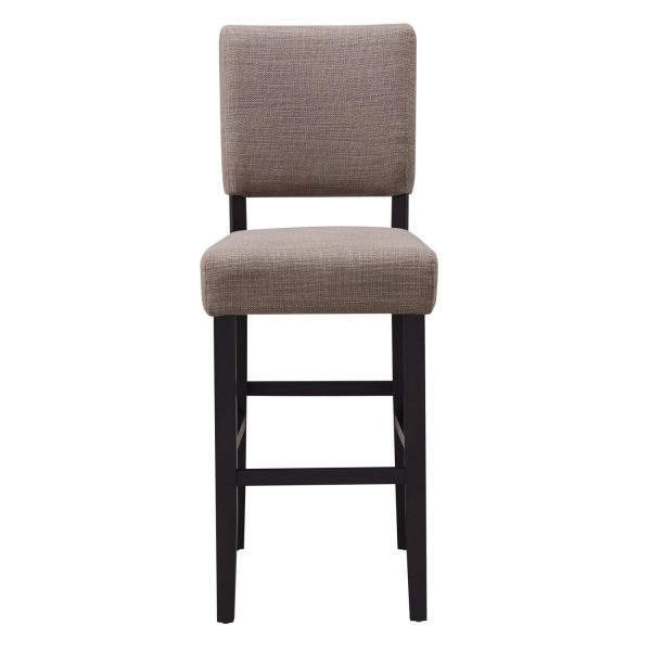 Leick Home 10087-BLKGL Bar Stool in Black and Gray Set of 2 New Online - Image 3