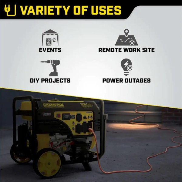 Champion 201110 9200W 11500W Generator Gas Electric Start CO Shield New Hot on Sale - Image 5