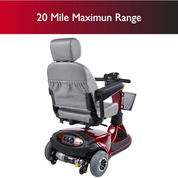 Zip r Breeze 3-Wheel 24V 250W Heavy Duty Mobility Scooter Red New Online Sale - Image 3