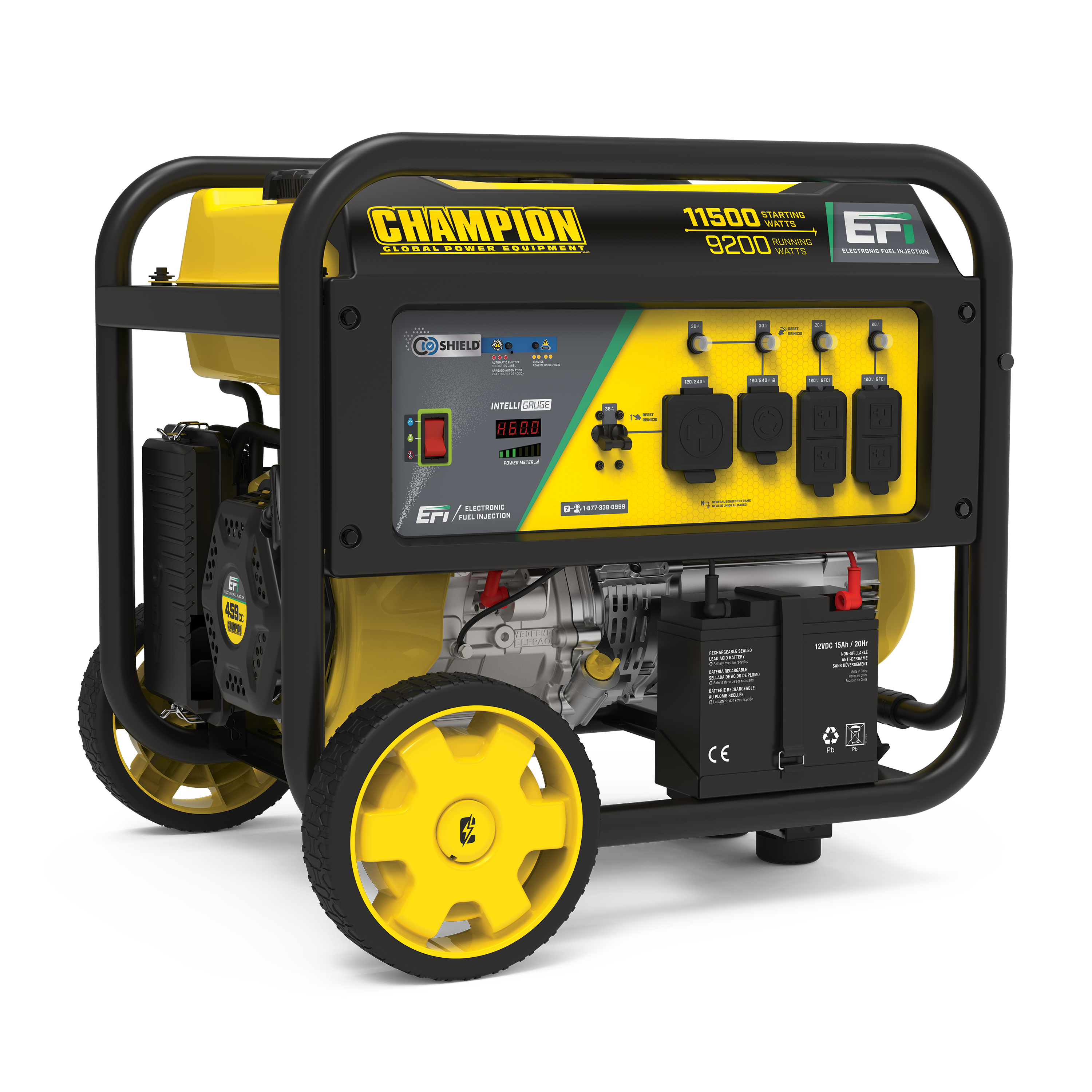 Champion 100485 9200W 11500W Electric Start CO Sense EFI Gas Generator New Online