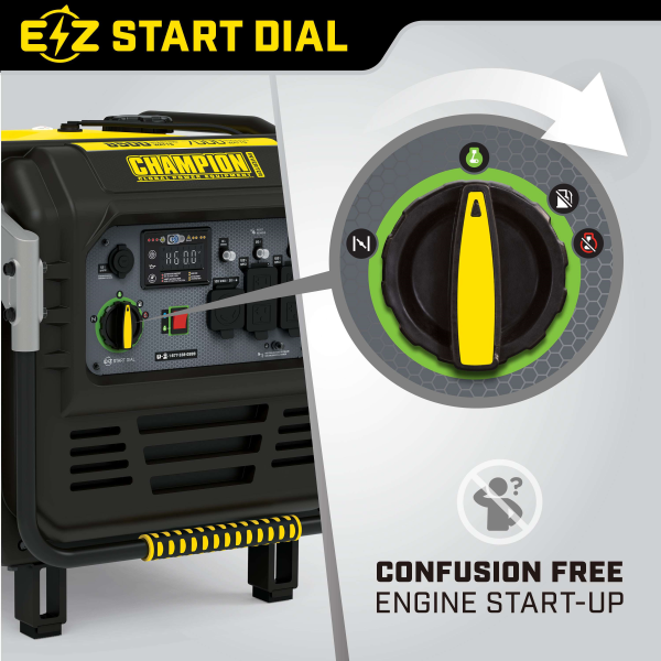Champion 100719 7000W 8500W Generator Gas Inverter CO Shield Electric Start New Online Sale - Image 5