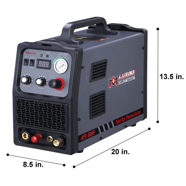 Amico Electric APC-60HF 100~250V Wide Voltage 1.0 inch Clean Cut 60 Non-touch Pilot Arc Plasma Cutter New For Sale - Image 4