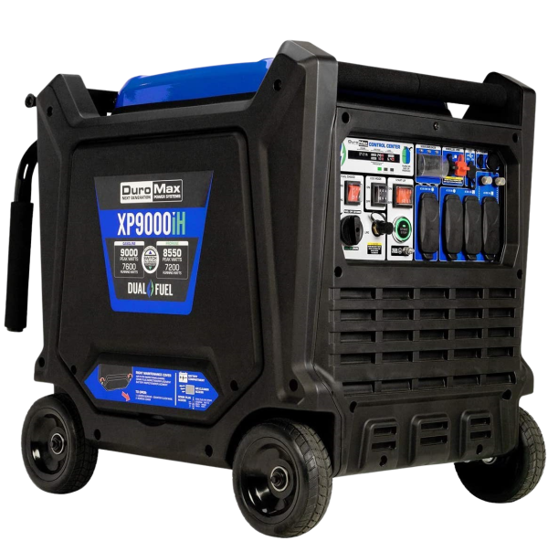 DuroMax XP9000iH 7600W 9000W 459cc Remote Start Dual Fuel Inverter Generator New Sale