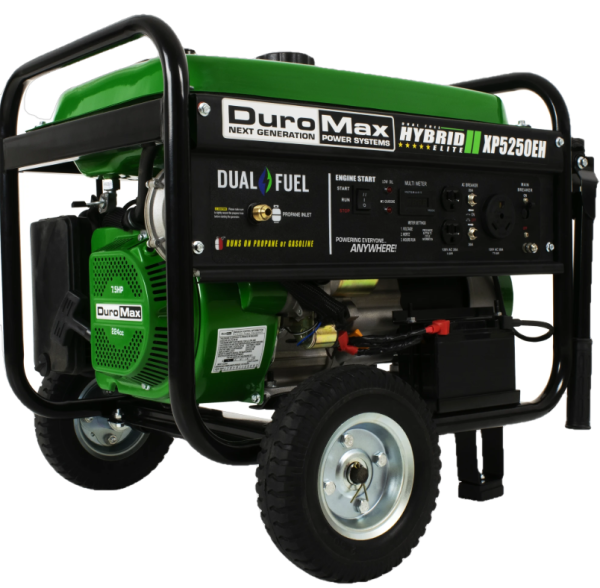 DuroMax XP5250EH 4200W 5250W Dual Fuel Electric Start Generator New Cheap