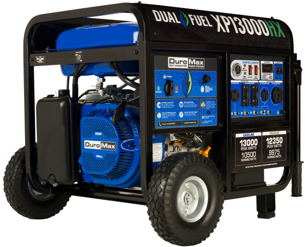 DuroMax XP13000HX 10500W 13000W Dual Fuel CO Alert Electric Start Generator New Hot on Sale