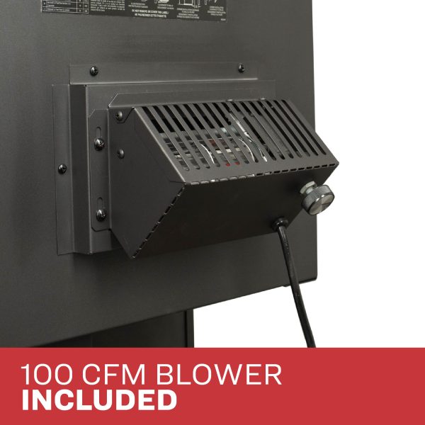 Ashley Hearth AW3200E-P EPA Certified 3,200 sq. ft. Large Pedestal Wood Stove with Blower New Online - Image 5