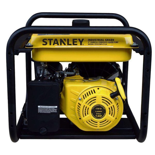 Stanley ST2CCWPLT 7 HP 2 in. Suction and Discharge Ports Chemical Corrosive Non-Submersible Displacement Water Pump New Online now - Image 2