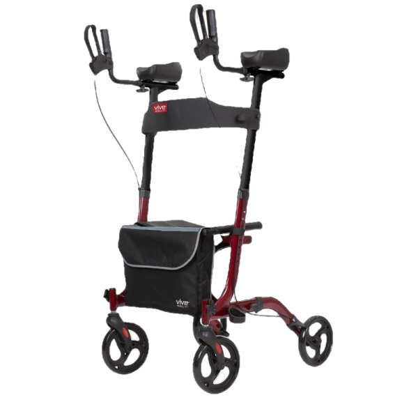 Vive Health MOB1033RED Upright Walker Red New Sale - Image 2