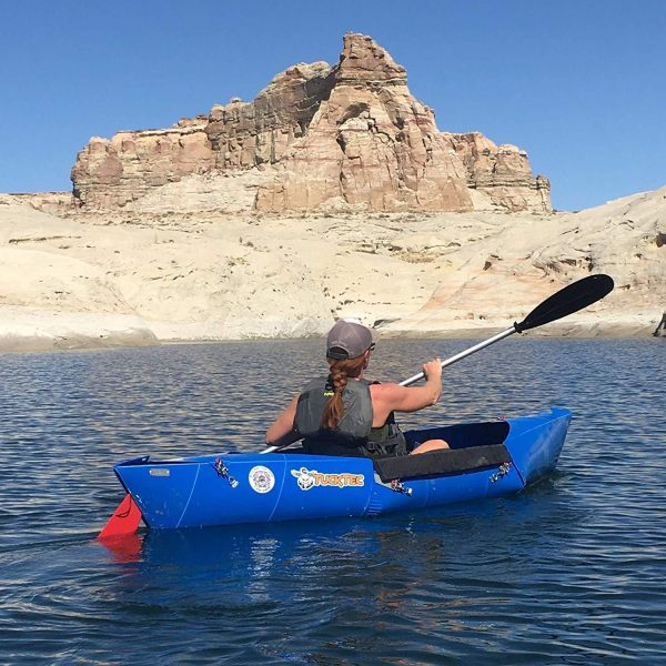 Tucktec Advanced 2020 Model 10 Ft Foldable Kayak Portable Lightweight Canoe Taupe New Supply - Image 3