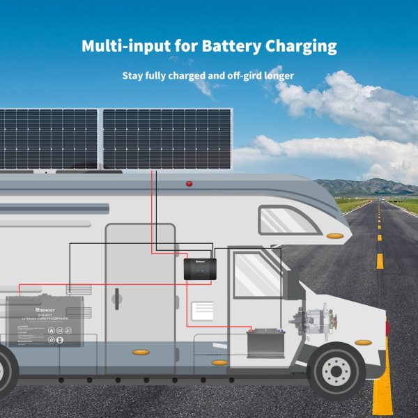 Renogy RBC30D1S-US DCC30S 12V 30A Dual Input DC-DC On-Board Battery Charger with MPPT New Hot on Sale - Image 3