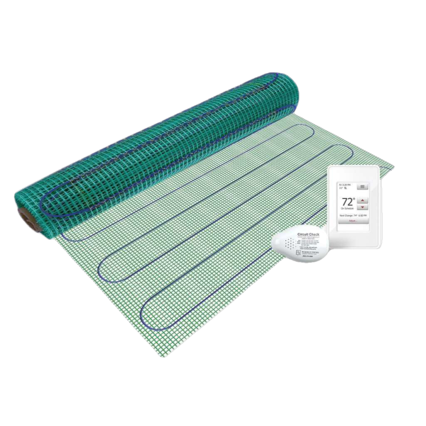 WarmlyYours TRT240-KIT-OT-3.0x52 Floor Heating Kit Tempzone Flex Roll Plus Touch Screen Thermostat 240V New Discount