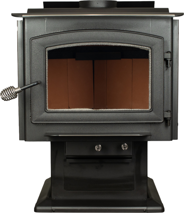 Ashley Hearth AW3200E-P EPA Certified 3,200 sq. ft. Large Pedestal Wood Stove with Blower New Online