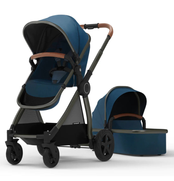 Mompush Ultimate 2 Bassinet Compact Self Standing Fold Reversible UPF50+ Canopy Stroller New Cheap - Image 4