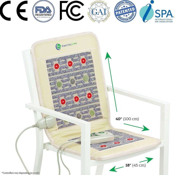 HealthyLine TAJ Chair 40x18 110V 4018 Firm Photon PEMF InfraMat Pro® Medium New Sale - Image 2