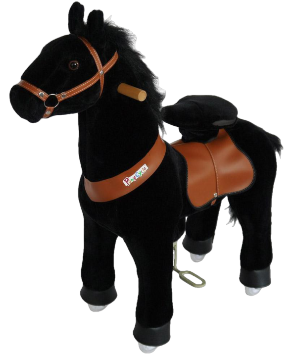 PonyCycle x Vroom Rider VR-N3183 Ride-on Black Horse For for 3-5 Year Olds New Online